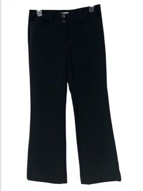 Star Style Y2K Black Flare Trousers Wide Leg Dress Pants | Size 7